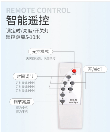 太阳能投光灯遥控�?png